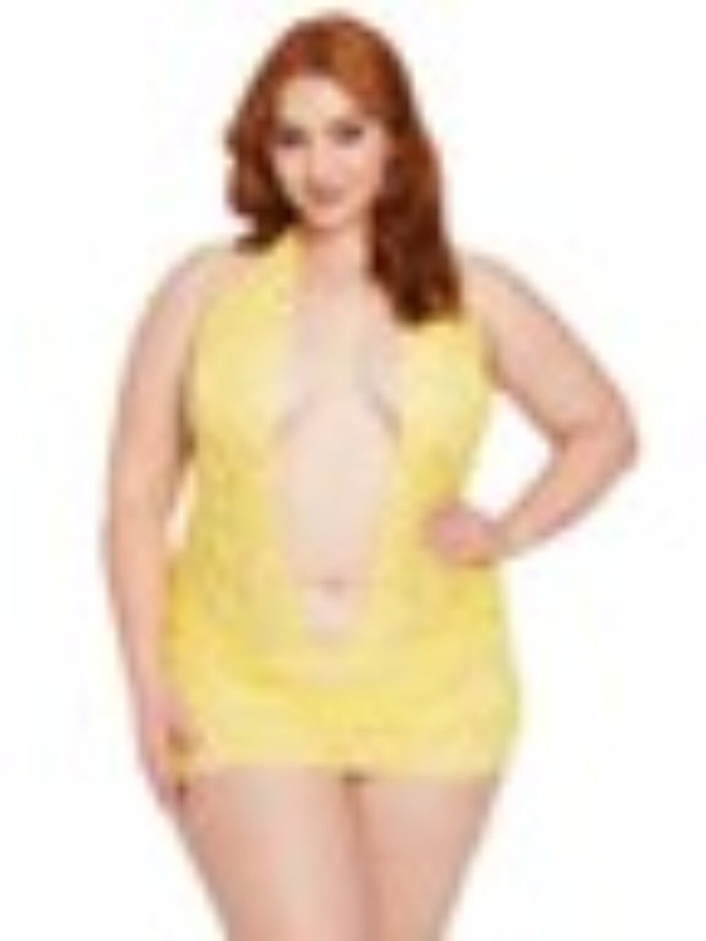 Frederick's of Hollywood Jessica Lace Chemise Snapdragon/Pristine -NWT